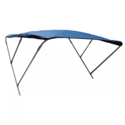 Bimini Alu Brossé 3 Arceaux - Bleu - ORANGEMARINE 185 (largeur) X 110 (hauteur) X 180 (longueur) Cm -Minko Bateaux Magasin bimini alu brosse 3 arceaux bleu orangemarine 185 largeur x 110 hauteur x 180 longueur cm 3