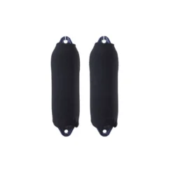 CHAUSSETTE PARE-BATTAGE SÉRIE F SIMPLE ÉPAISSEUR - FENDRESS F5 (x2) - 76 X 30 Cm (Longueur X Diamètre Max) - NOIR