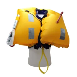 GILET DE SAUVETAGE GONFLABLE AUTOMATIQUE ORANGE MARINE 290N AVEC HARNAIS ESSENTIAL Navy - -Minko Bateaux Magasin gilet de sauvetage gonflable automatique orange marine 290n avec harnais essential navy 1 3