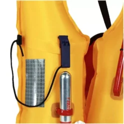 Gilet Gonflable ESSENTIAL ZIP Automatique Avec Harnais 170 N - Rouge -Minko Bateaux Magasin gilet gonflable essential zip automatique avec harnais 170 n rouge 4