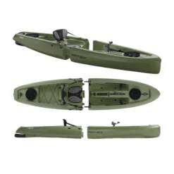 Kayak Modulable Point 65 Mojito SOLO Angler Peche Vert