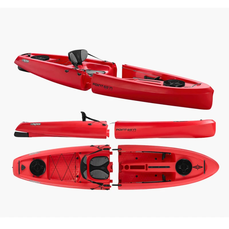 Kayak Modulable Point 65 Mojito SOLO Rouge 1 Kayak Modulable Point 65 Mojito SOLO Rouge
