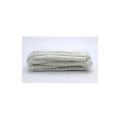 PACK AMARRAGE POLYESTER 3 TORONS BLANC 16mm X 10m