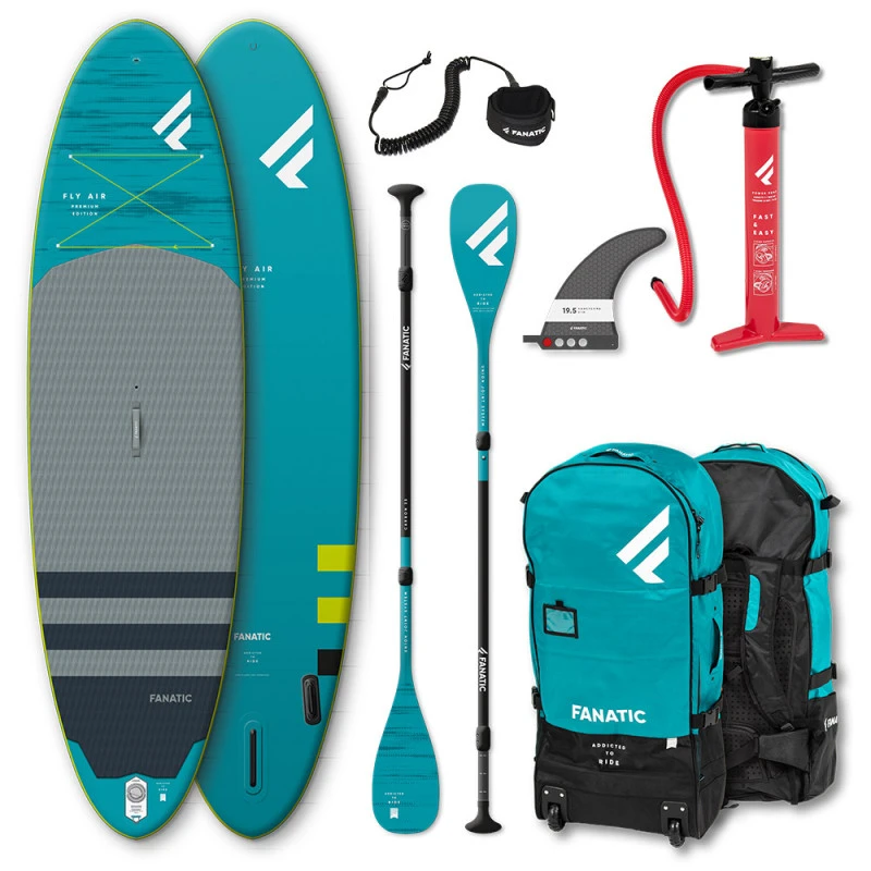 PADDLE FANATIC FLY AIR 10.8 PREMIUM 2022 GONFLABLE + PAGAIE CARBONE C35 COMPLET 1 PADDLE FANATIC FLY AIR 10.8 PREMIUM 2022 GONFLABLE + PAGAIE CARBONE C35 COMPLET