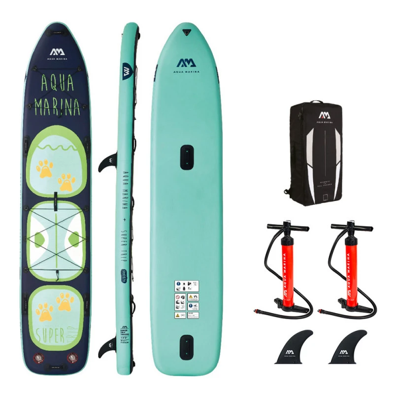 PADDLE GONFLABLE AQUA MARINA SUPER TRIP TANDEM 14.0 2023 1 PADDLE GONFLABLE AQUA MARINA SUPER TRIP TANDEM 14.0 2023