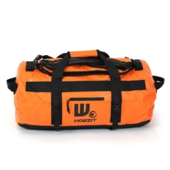 Sac De Voyage étanche DUFFEL BAG 90L HOWZIT - ORANGE -Minko Bateaux Magasin sac de voyage etanche duffel bag 90l howzit orange black 11