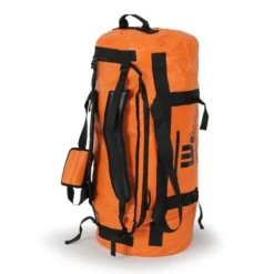 Sac De Voyage étanche DUFFEL BAG 90L HOWZIT - ORANGE -Minko Bateaux Magasin sac de voyage etanche duffel bag 90l howzit orange black 12