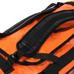 Sac De Voyage étanche DUFFEL BAG 90L HOWZIT - ORANGE -Minko Bateaux Magasin sac de voyage etanche duffel bag 90l howzit orange black 4