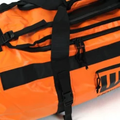 Sac De Voyage étanche DUFFEL BAG 90L HOWZIT - ORANGE -Minko Bateaux Magasin sac de voyage etanche duffel bag 90l howzit orange black 5