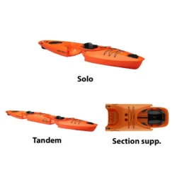 SECTION SUPPLEMENTAIRE POINT 65°N AIRSEAT MARTINI GTX ORANGE -Minko Bateaux Magasin section supplementaire point 65n airseat martini gtx orange 3