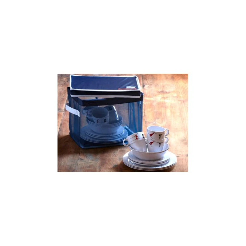 SET VAISSELLE MARINE BUSINESS INCASSABLE 25 PIÈCES REGATTA 3 SET VAISSELLE MARINE BUSINESS INCASSABLE 25 PIÈCES REGATTA – Image 3