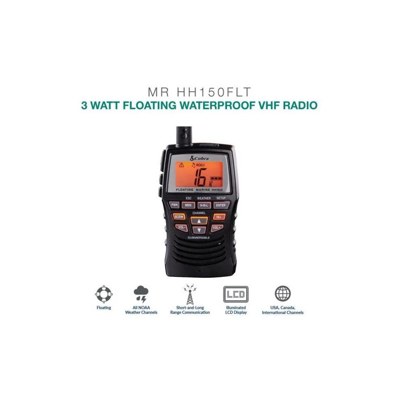 VHF PORTABLE COBRA COBRA H150 3 VHF PORTABLE COBRA COBRA H150 – Image 3