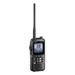 VHF Portable HX890E Avec GPS Intégré Noire - STANDARD HORIZON -Minko Bateaux Magasin vhf portable hx890e avec gps integre standard horizon 2